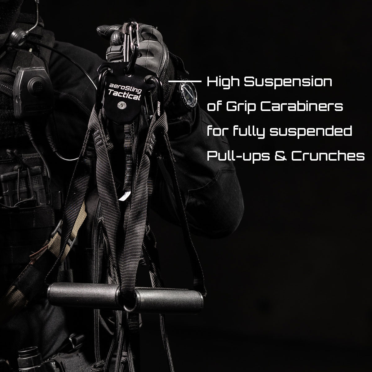 aeroSling Full-Black High-End Slingtrainer