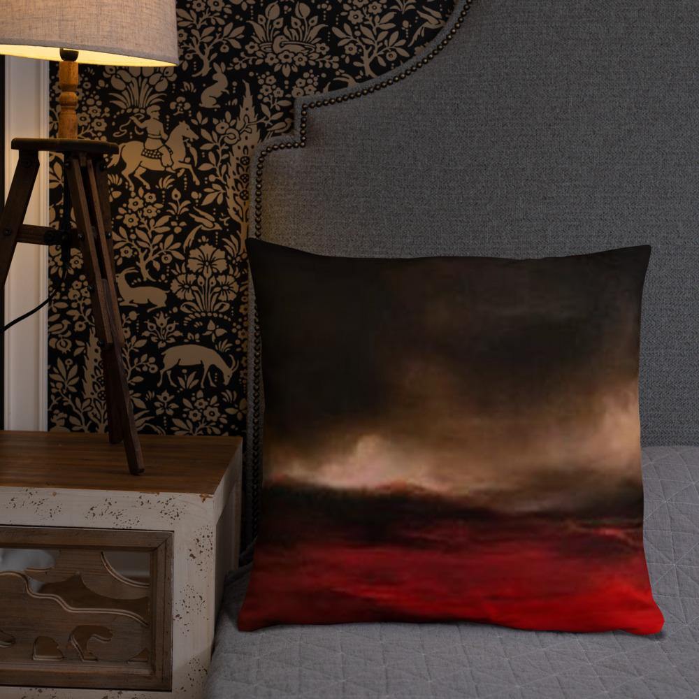 Rotes Meer Kissen