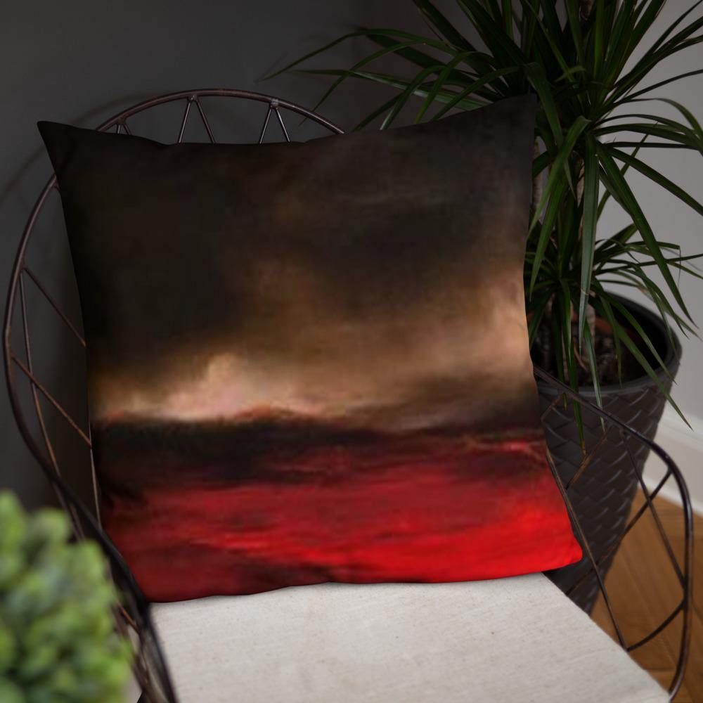 Rotes Meer Kissen