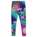 Glitch Print Leggings