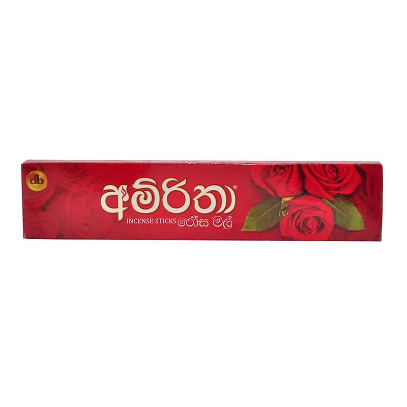 Amritha Incense Sticks (20 sticks) - Red Rose - Namma Markt
