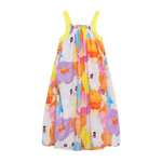 Animal Tea‑Party Smocked Maxi Dress