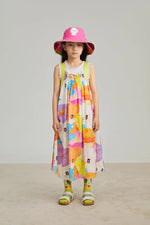Animal Tea‑Party Smocked Maxi Dress
