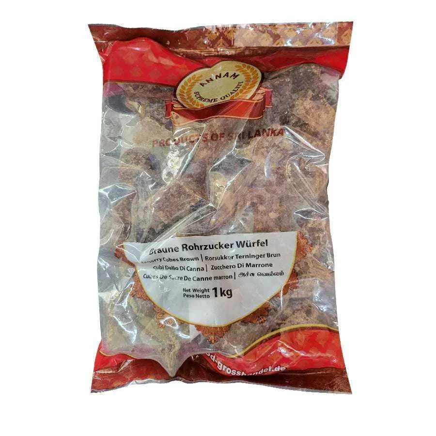 Annam brown jaggery cubes 1kg - Namma Markt