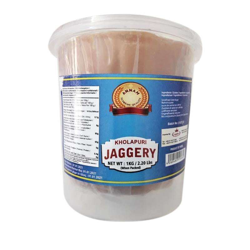 Annam Jaggery Cube kolhapuri White 1kg - Namma Markt