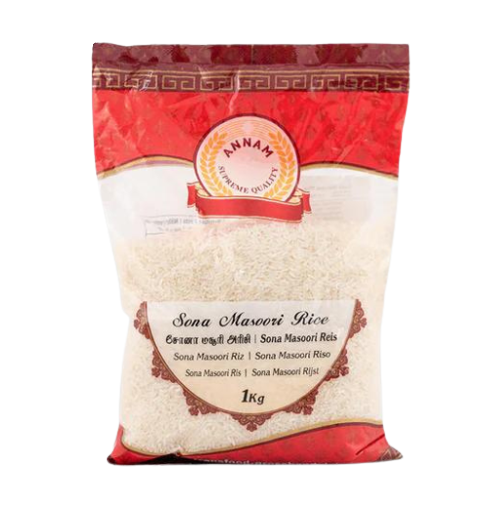 Annam Sona Masoori Rice 1 kg - Namma Markt