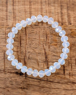 Armband Kristall Eisblau Hellblau Ice Mittel - von Bijoux