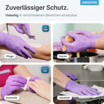 ARNOMED Einweghandschuhe Nitril Lila (Lavender Violet)