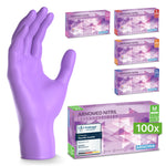 ARNOMED Einweghandschuhe Nitril Lila (Lavender Violet)