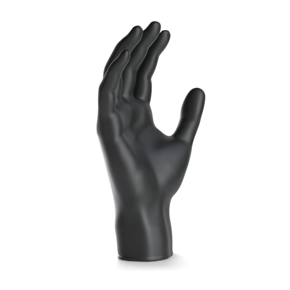 ARNOMED Latex Black Einmalhandschuhe, puderfrei, schwarz