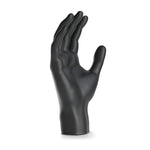 ARNOMED Latex Black Einmalhandschuhe, puderfrei, schwarz