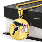 Jewelry Purple Mp5 Halskette