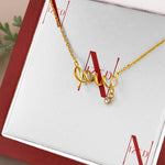 Jewelry Scripted Lov Halskette