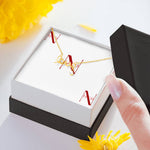 Jewelry Scripted Lov Halskette