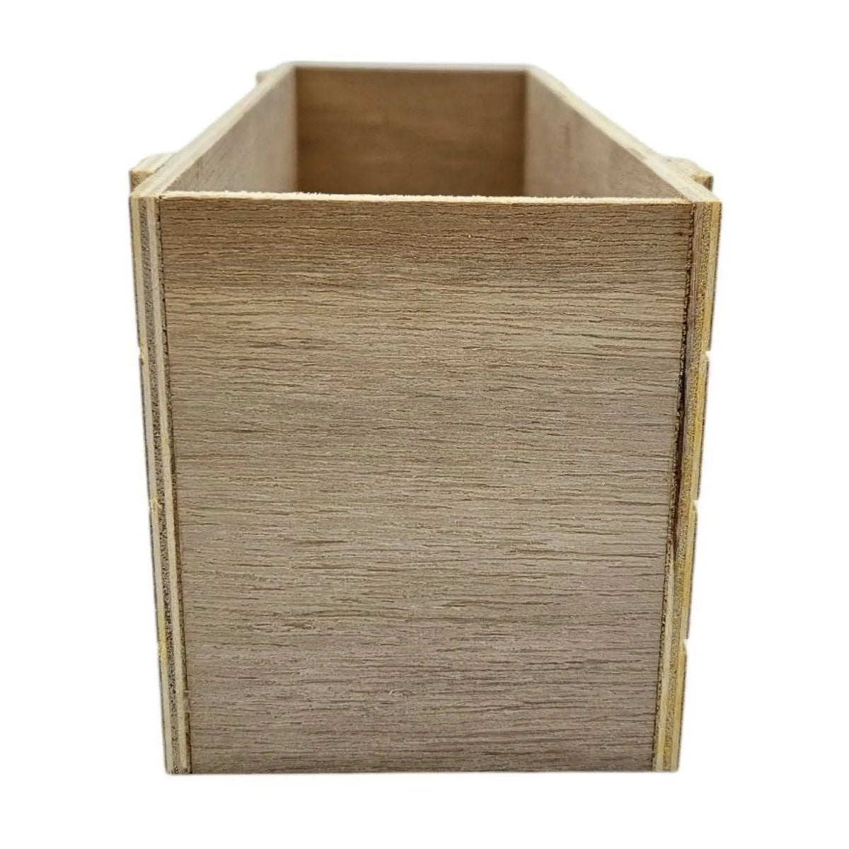 Aufbewahrungsbox Kiste Holz braun eckig Herz Küche Aufbewahrung Dekokiste Natur