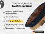 Trockenbürste Körper mit Kupfer (YIN) Energie- & Kupferbürste