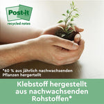Post-it® Recycling Notes, 38 mm x 51 mm, 100 Blatt/Block, 100% PEFC