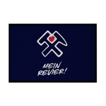 Fußmatte mit Gummirand Mein Revier