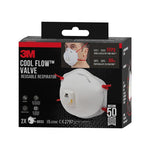 3M™ Cool Flow™ Partikelmaske 8833, FFP3, mit Ventil, 2er-Packung | Packung (1 Stück)
