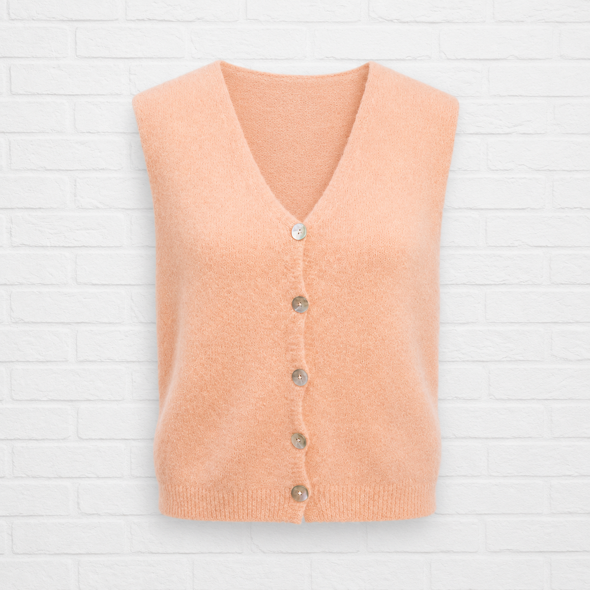 Nachhaltige Alpaka Strickweste in BIO QUALITÄT - DELIGHT SPRING