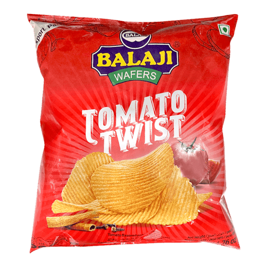 Balaji Crunchem Tomato Twist Potato Chips 135g - Namma Markt