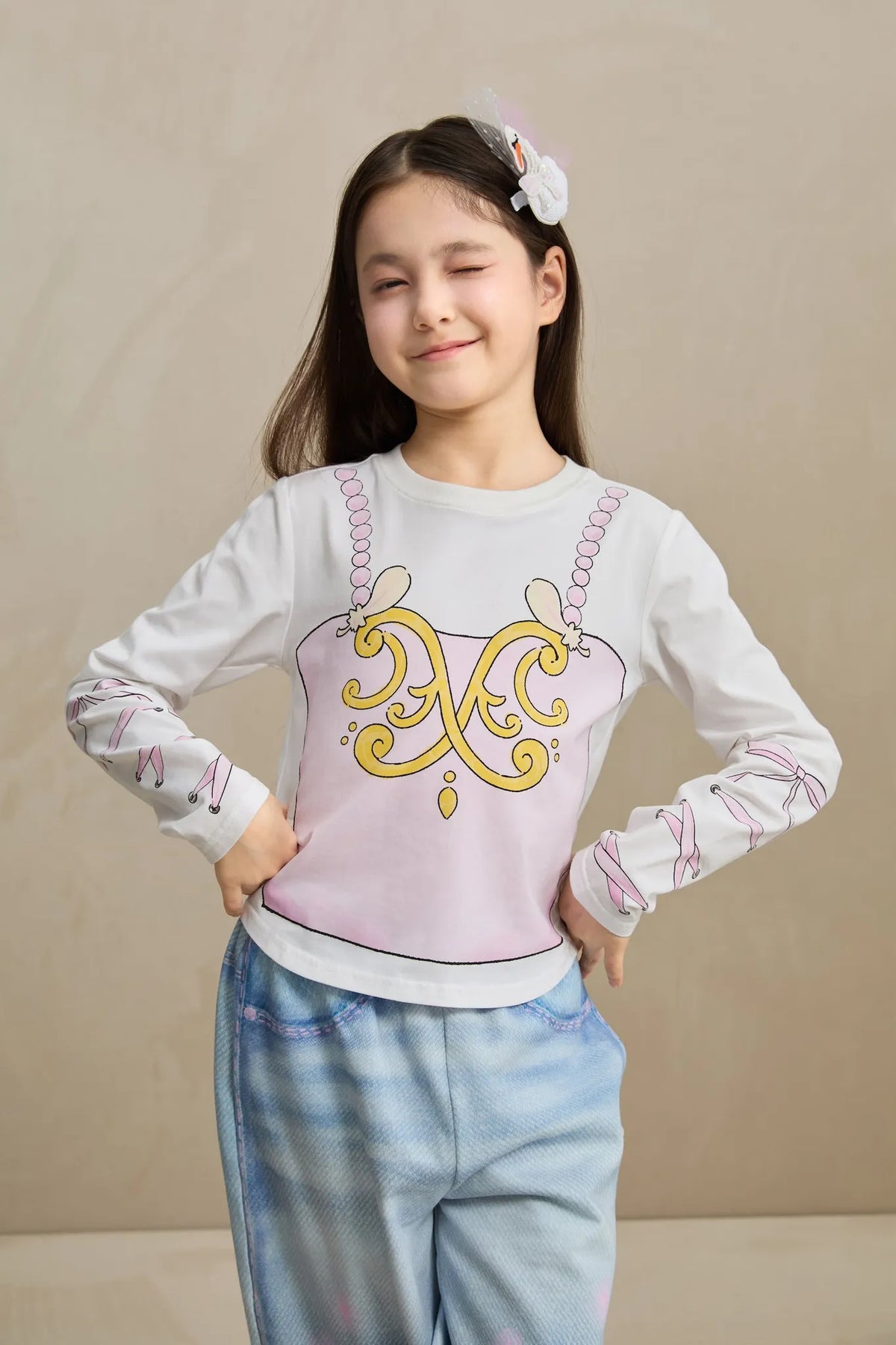 Ballet-Inspired Feather Tee