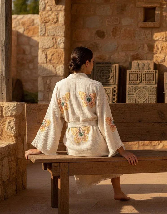 Kimono Bademantel – Schmetterling