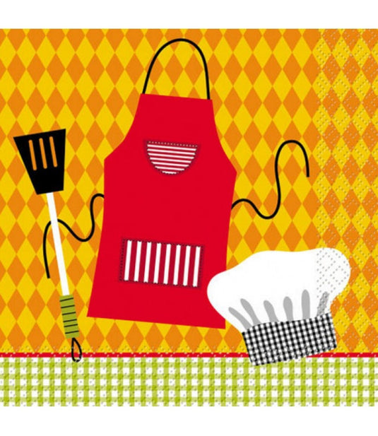 "Barbeque" | Servietten 16Stk./33x33cm