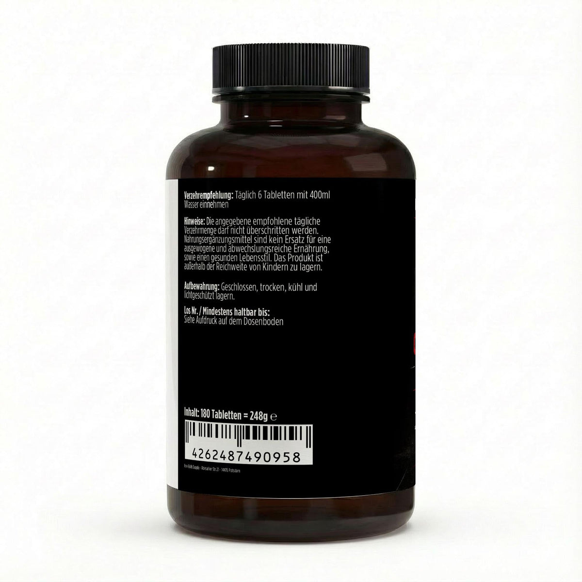 Kreatin Monohydrat - 180 vegane Tabletten