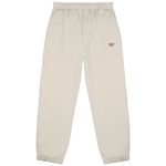 Power Fluffy Jogginghose – rote Stickerei