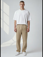 Signature Fluffy Jogginghose – weiße Stickerei