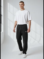 Signature Fluffy Jogginghose – weiße Stickerei