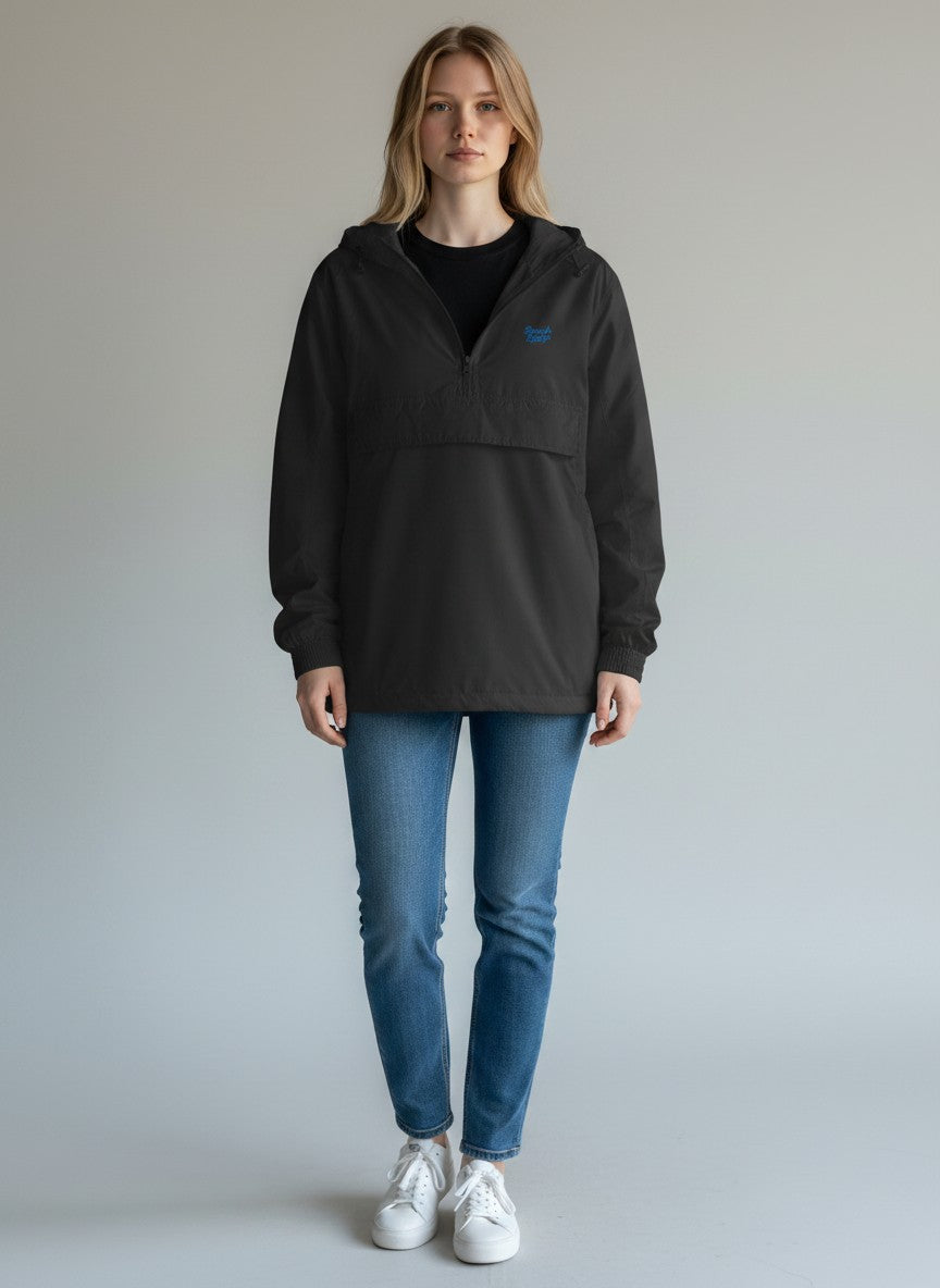 Motion Windbreaker – blaue Stickerei