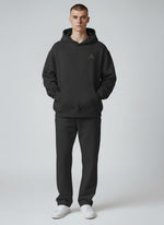 Silence Oversize Hoodie 350 g/m² – Bio-Baumwolle, goldene Stickerei