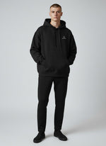 Identity Oversize Hoodie 350 g/m² – Bio-Baumwolle, weiße Stickerei