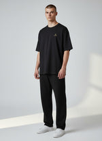 Silence Oversize T-Shirt 200 g/m² – Bio-Baumwolle, goldene Stickerei
