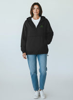 Core Windbreaker – grüne Stickerei