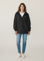 Monster Windbreaker – grüne Stickerei