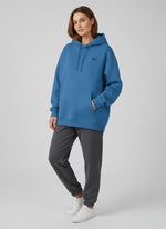 Form Oversize Hoodie 350 g/m² – Bio-Baumwolle, schwarze Stickerei