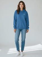 Identity Oversize Hoodie 350 g/m² – Bio-Baumwolle, weiße Stickerei