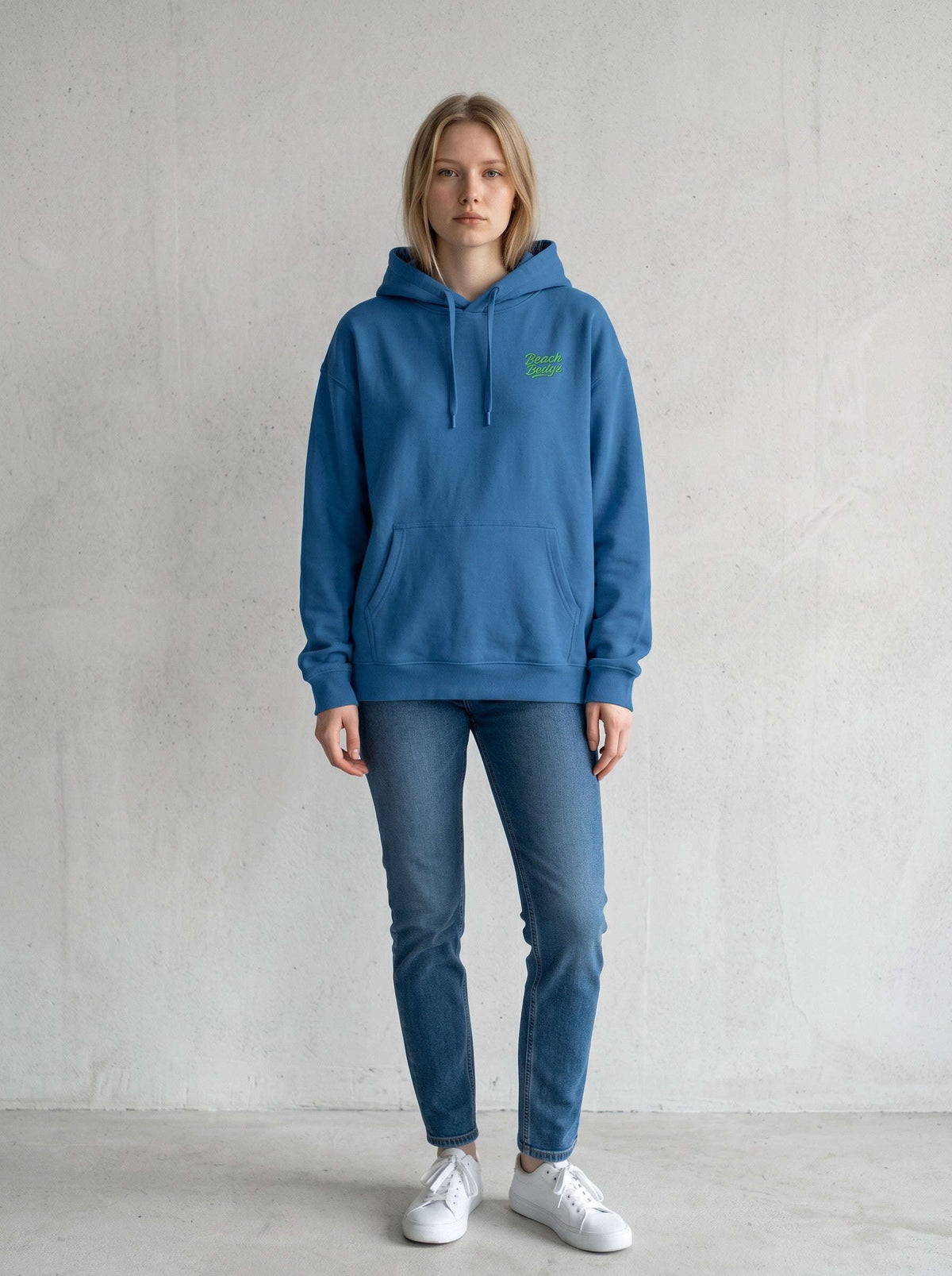 Monster Oversize Hoodie 350 g/m² – Bio-Baumwolle, grüne Stickerei Namma Markt