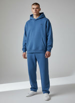 Standard Oversize Hoodie 350 g/m² – Bio-Baumwolle, schwarze Stickerei