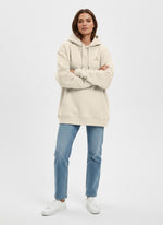 Silence Oversize Hoodie 350 g/m² – Bio-Baumwolle, goldene Stickerei
