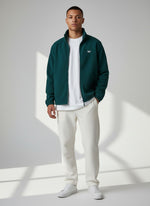 Signature Fleecejacke – weiße Stickerei