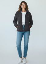 Authentic Fleecejacke – goldene Stickerei