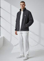 Signature Fleecejacke – weiße Stickerei