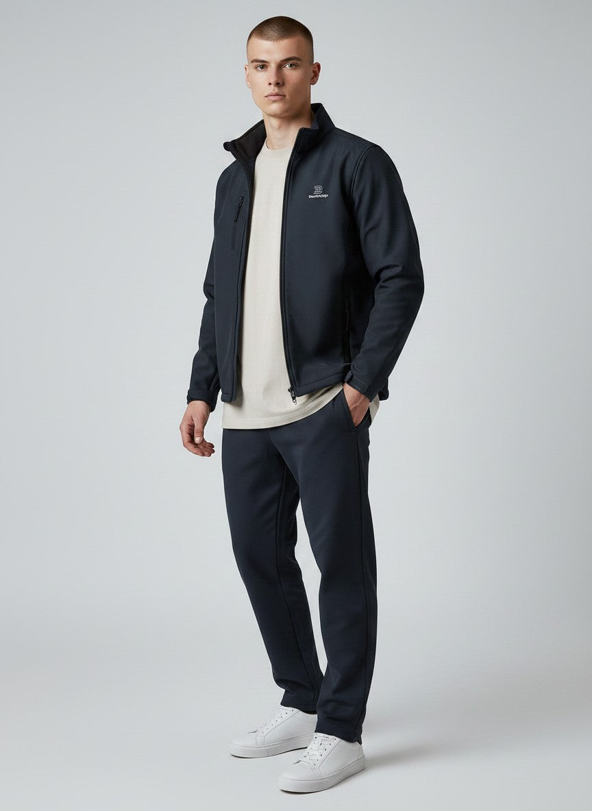 Identity Softshell Jacke – weiße Stickerei