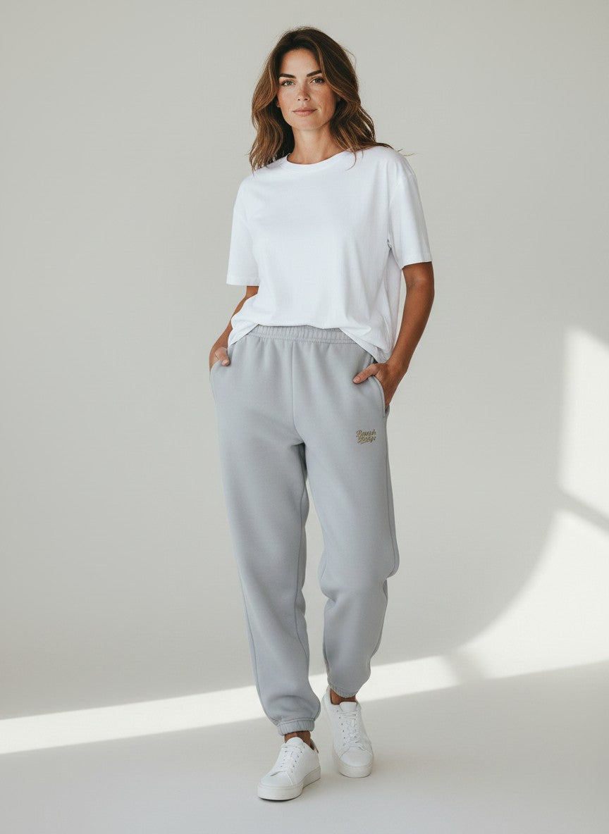 Authentic Fluffy Jogginghose – goldene Stickerei