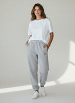Authentic Fluffy Jogginghose – goldene Stickerei
