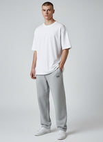 Form Fluffy Jogginghose – schwarze Stickerei